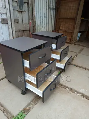 Gray 3 Drawers Office Pedestal