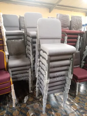 Light Gray High Density Church Chairs