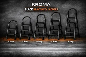Black Heavy Duty Ladder (2,3,4 ,5,6,Steps)