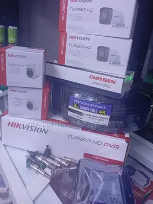 Hikvision CCTV Camera Kit – 4 Channel Full Set