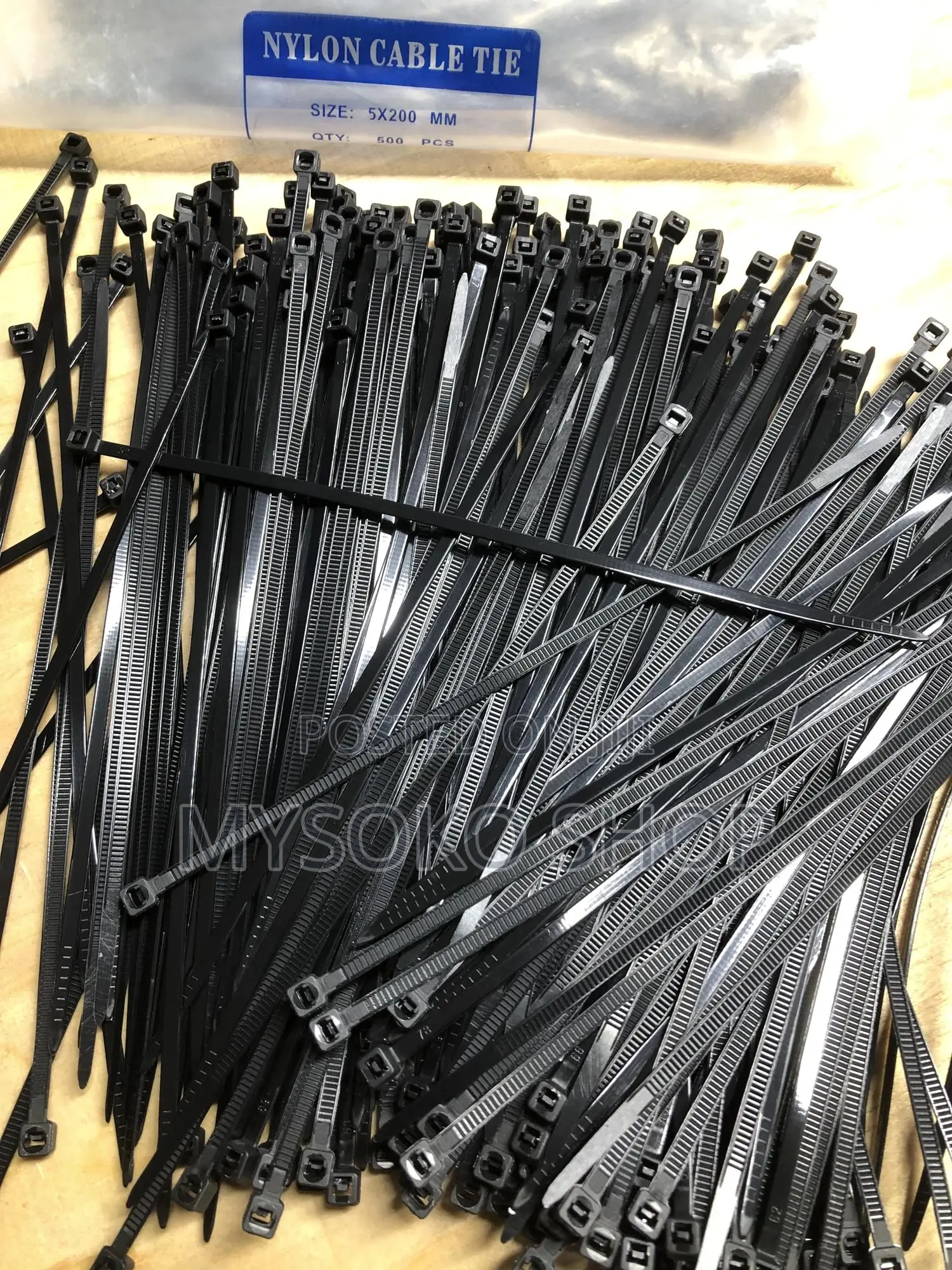5x200 Mm Cable Ties