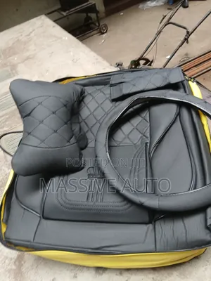New Improved Black Car Seats Covers/ 5 Seater Car Seats Covers
