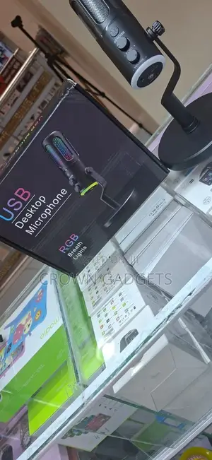 Usb Streaming Microphone RGB Lights Condenser Gaming Mic