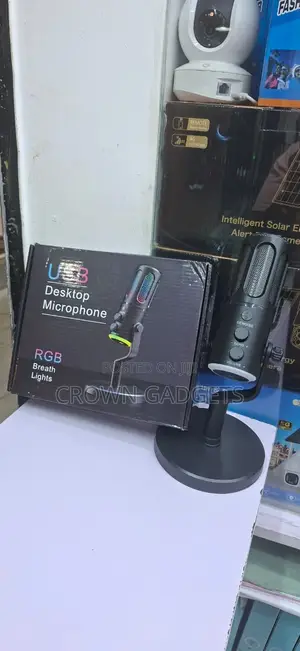 Usb Gaming Microphone RGB Breath Light Condenser Mic