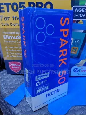 New Tecno Spark 50 128 GB Black