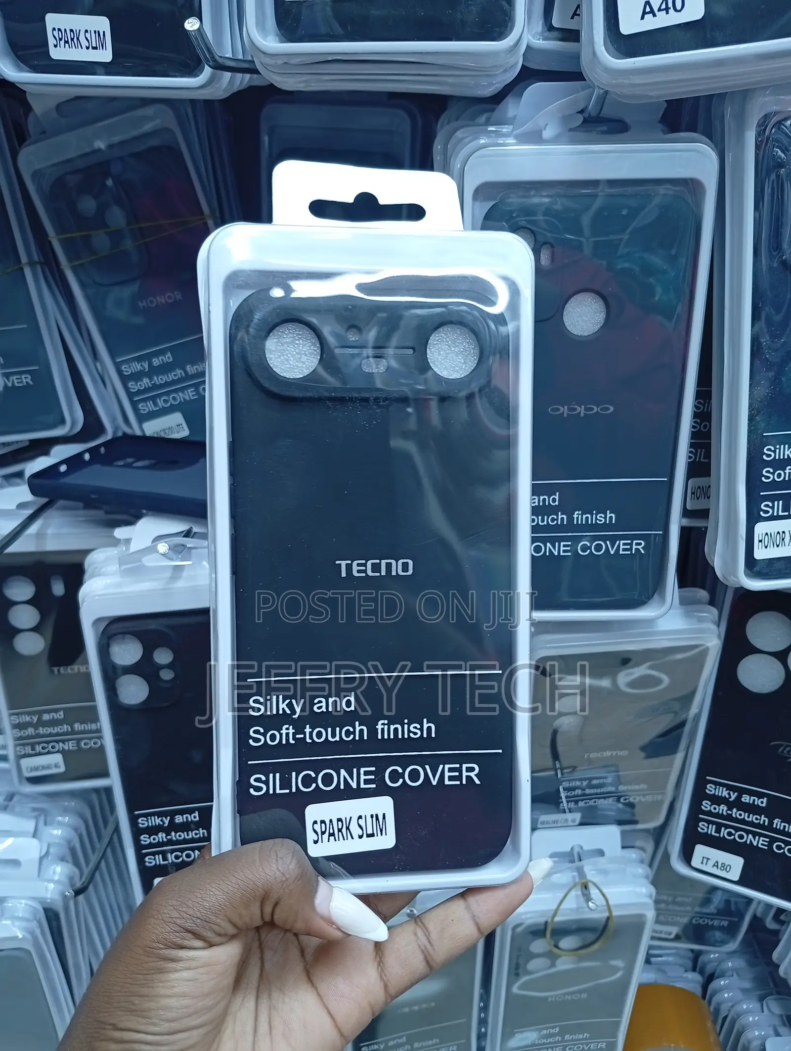 Silicone Back Cover Designed Specifically for the Tecno Spark Slim