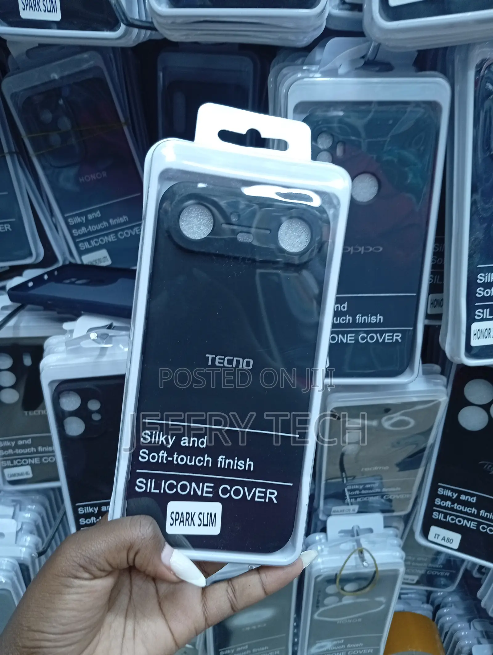 Silicone Back Cover Designed Specifically for the Tecno Spark Slim