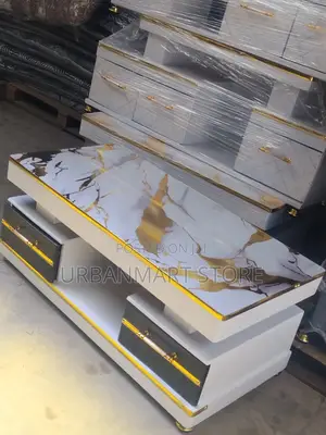 Aura White Luxury Coffee Table