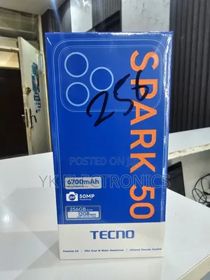 New Tecno Spark 50 128 GB Black
