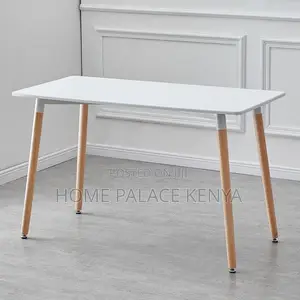Dining Table: Nordic Dining Table With MDF Top