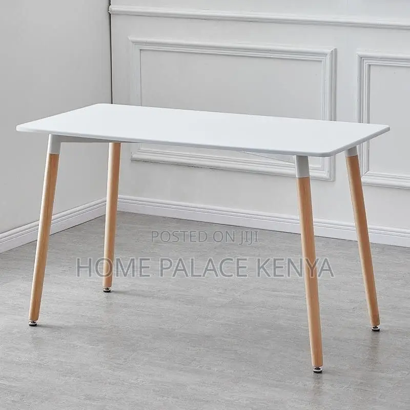 Dining Table: Nordic Dining Table With MDF Top
