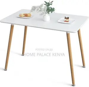 Dining Table: Nordic Dining Table With MDF Top