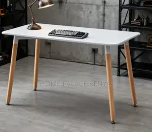 Dining Table: Nordic Dining Table With MDF Top