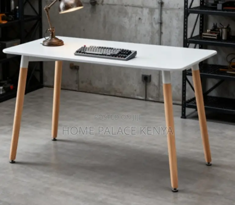 Dining Table: Nordic Dining Table With MDF Top