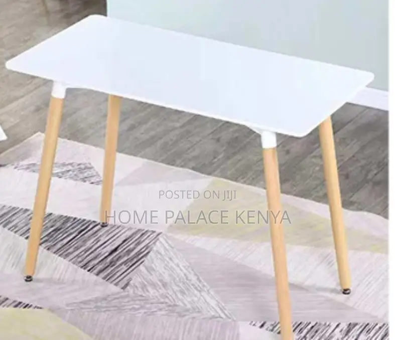Dining Table: Nordic Dining Table With MDF Top