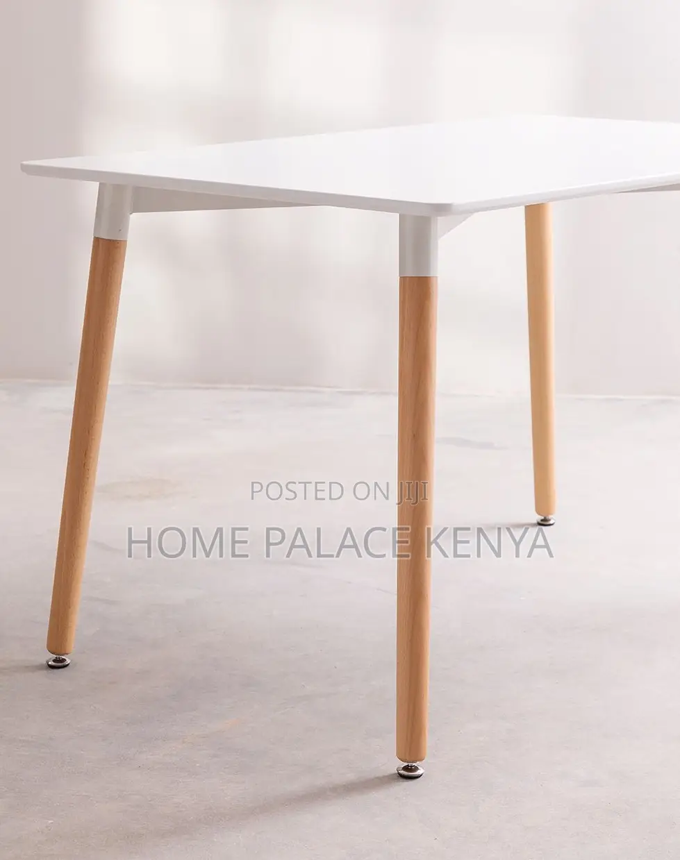 Dining Table: Nordic Dining Table With MDF Top
