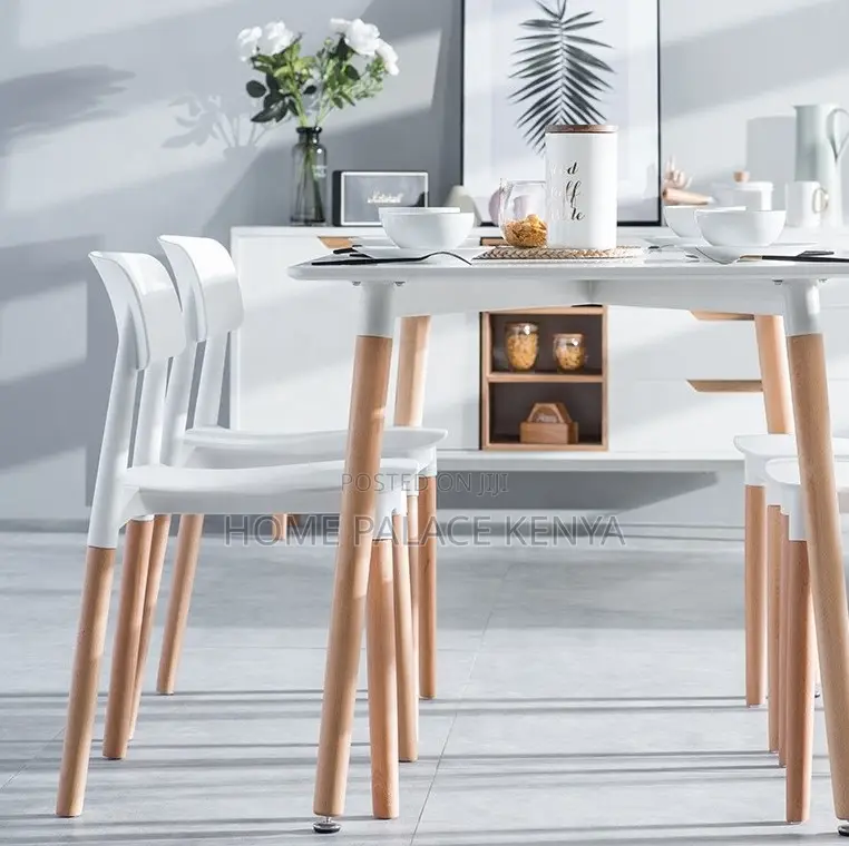 Dining Table: Nordic Dining Table With MDF Top