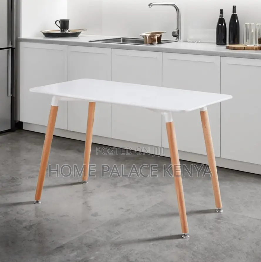 Dining Table: Nordic Dining Table With MDF Top