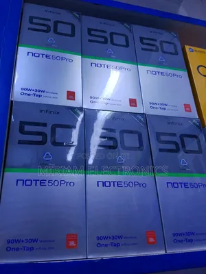 New Infinix Note 50 Pro 256 GB Black