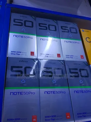 New Infinix Note 50 Pro 256 GB Black