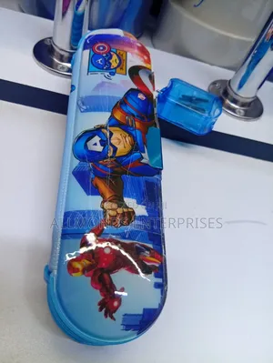 Pencil Pouch/Pencil Case With Plastic Sharpener