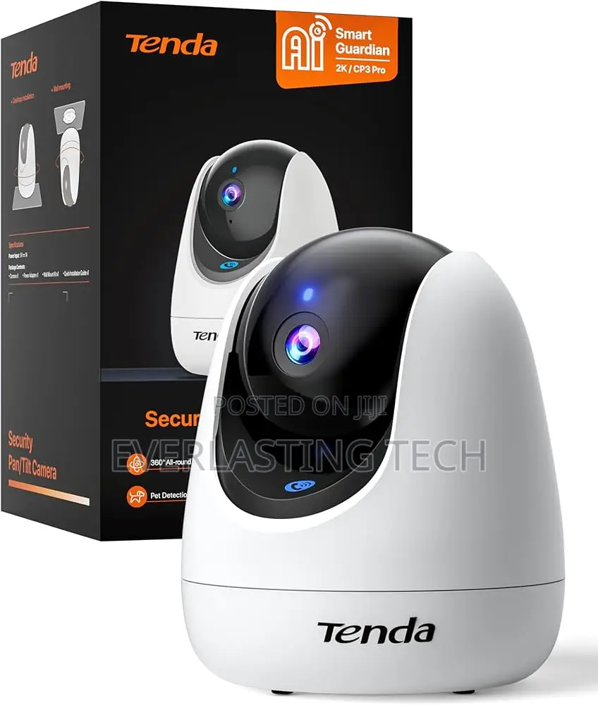 Tenda Cp3 Pro 3mp Security Pan/Tilt Camera