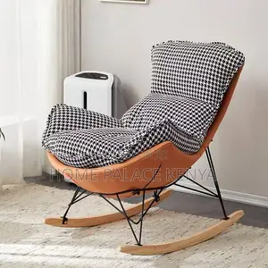 Rocking Chair:Metal Frame Casual Rocking Chair