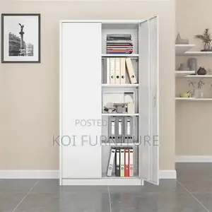 Office Cabinet; One Stop Executive Cabinet With Adjustable Shelves