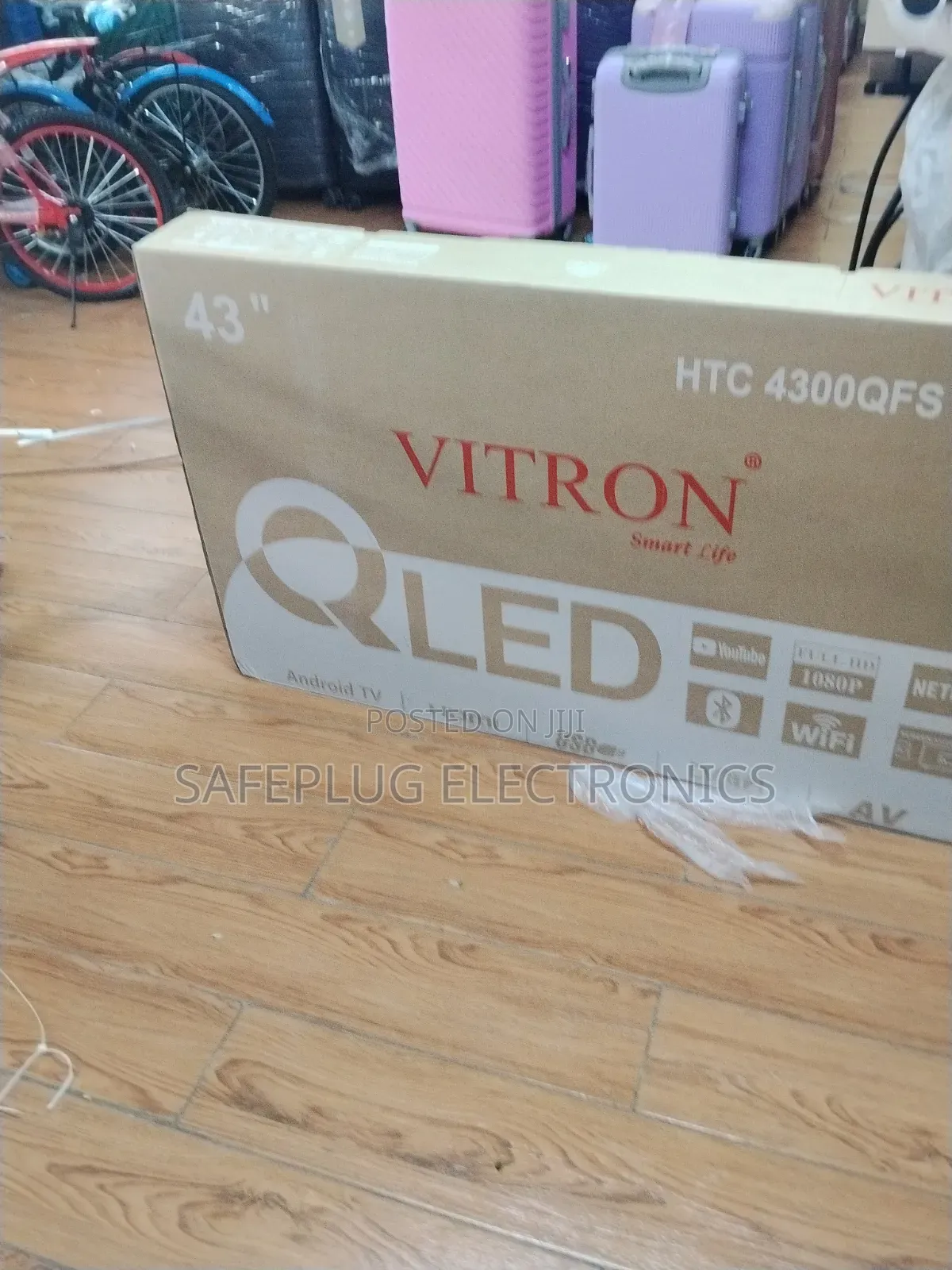 Vitron 43” Qled Tv With Netflix Youtube –
