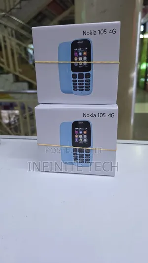 New Nokia 105 4G Black