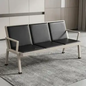 Imported 3-Seater Padded Reception Visitor's Bench