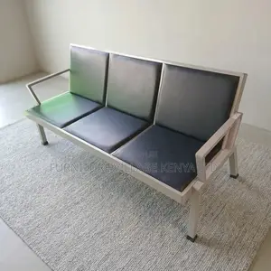 Imported 3-Seater Padded Reception Visitor's Bench