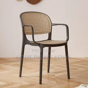 Dining Chair: Lightweight Stackable Plastic Dining Chair
