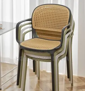 Dining Chair: Lightweight Stackable Plastic Dining Chair