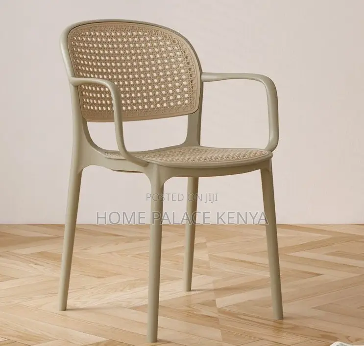 Dining Chair: Lightweight Stackable Plastic Dining Chair