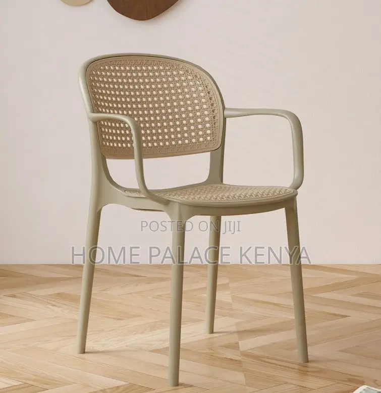 Dining Chair: Lightweight Stackable Plastic Dining Chair