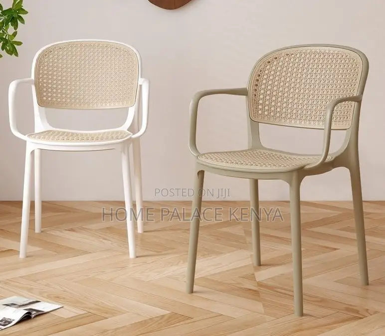 Dining Chair: Lightweight Stackable Plastic Dining Chair