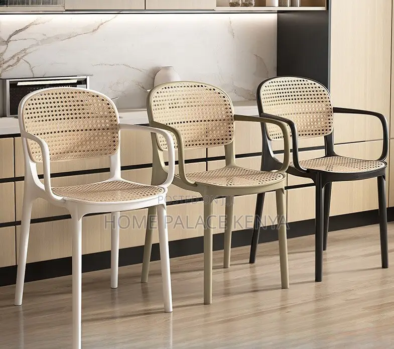 Dining Chair: Lightweight Stackable Plastic Dining Chair