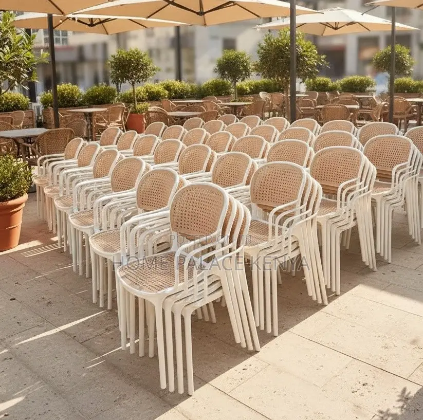 Dining Chair: Lightweight Stackable Plastic Dining Chair