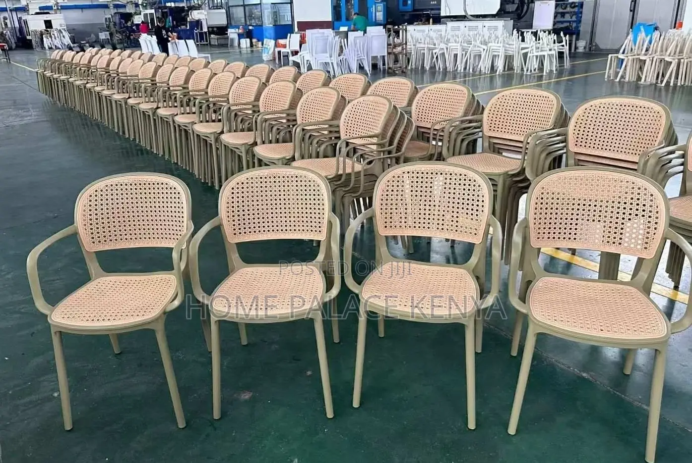 Dining Chair: Lightweight Stackable Plastic Dining Chair