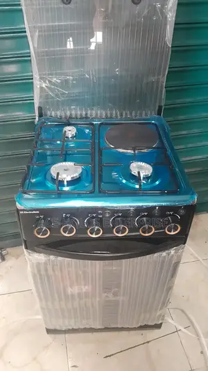 Electromate 50*55 Stand Gas Cooker - 3g, 1e (Rapid) + Rotisserie