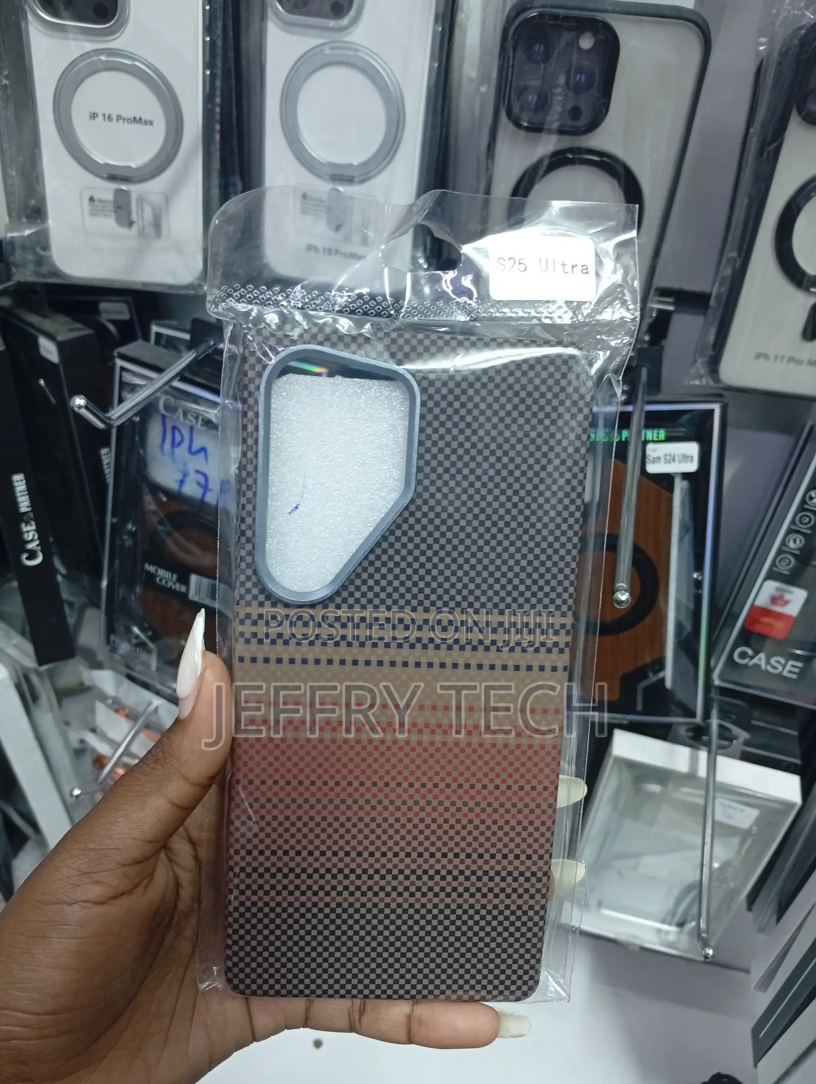 Samsung Galaxy S25 Ultra Multi-Colored Tribal Gradient Pattern Case
