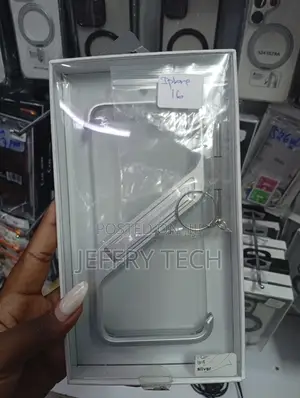 iPhone 16 Silver Metal Stand Case