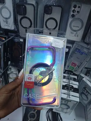 iPhone 16 Pro Frameless Purple Magnetic Fashion Case