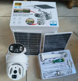 Wireless 6mp 4g Solar CCTV Camera With Dual Panels.