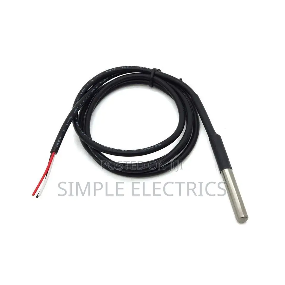 Digital Temperature Sensor Thermal Probe Ds18b20 Waterproof