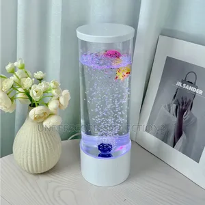 Led Bubble Fish Lamp Decor