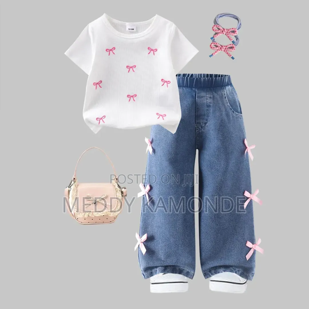 Girls Jeans+Tshirt