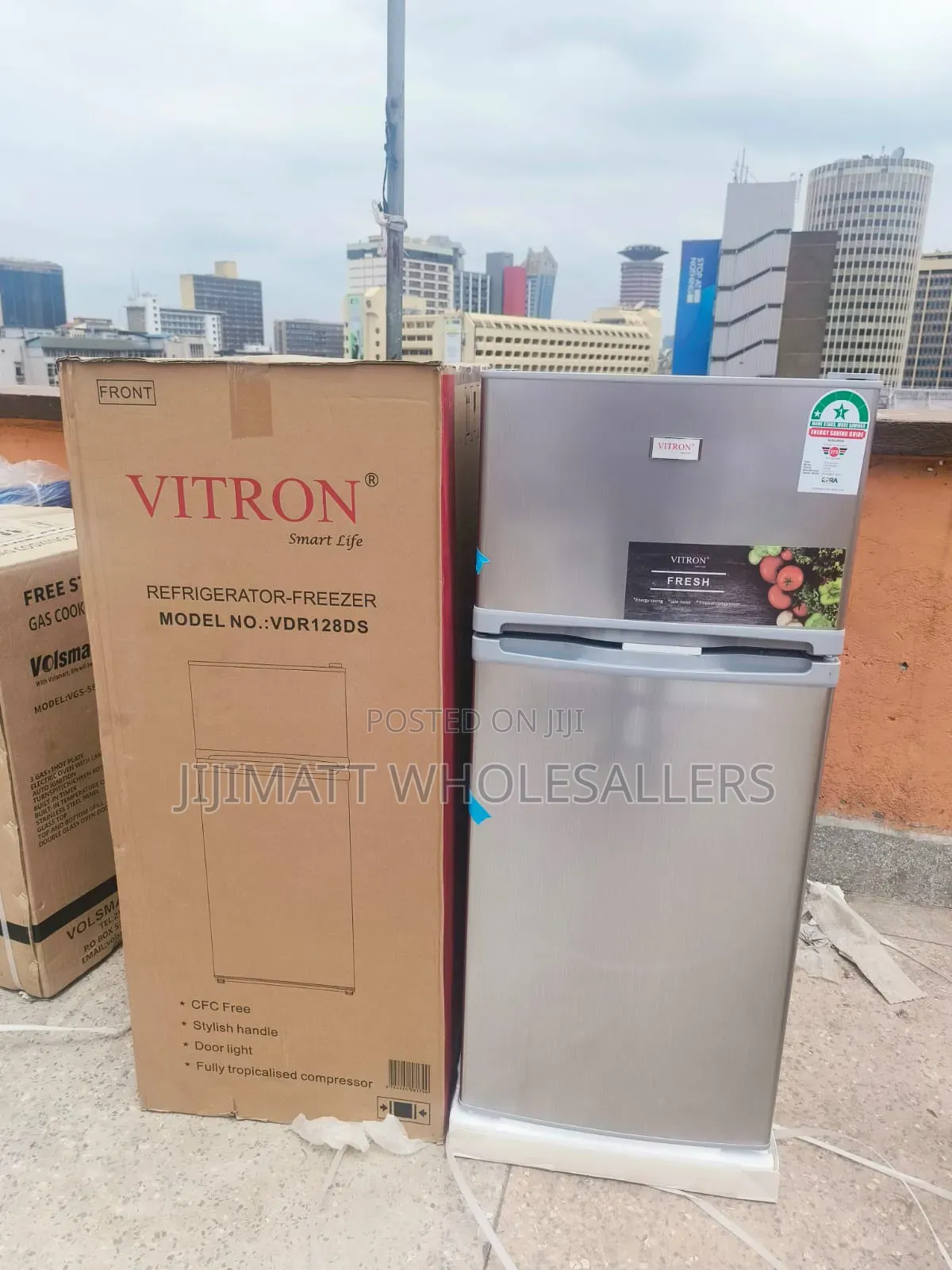 Vitron 125litres Double Door Refrigerator