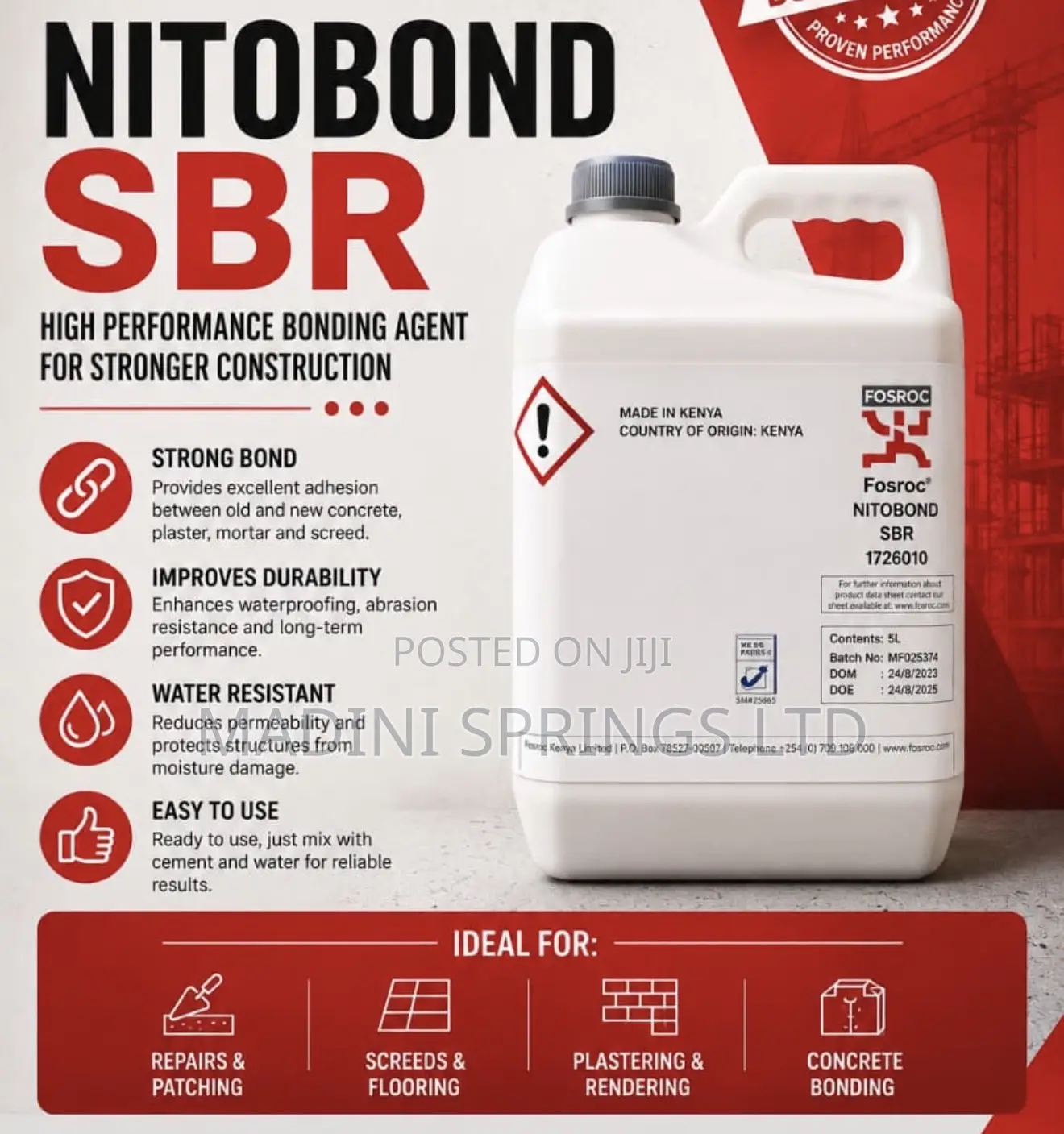 Fosroc Nitobond SBR